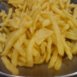 Batatas fritas caseiras